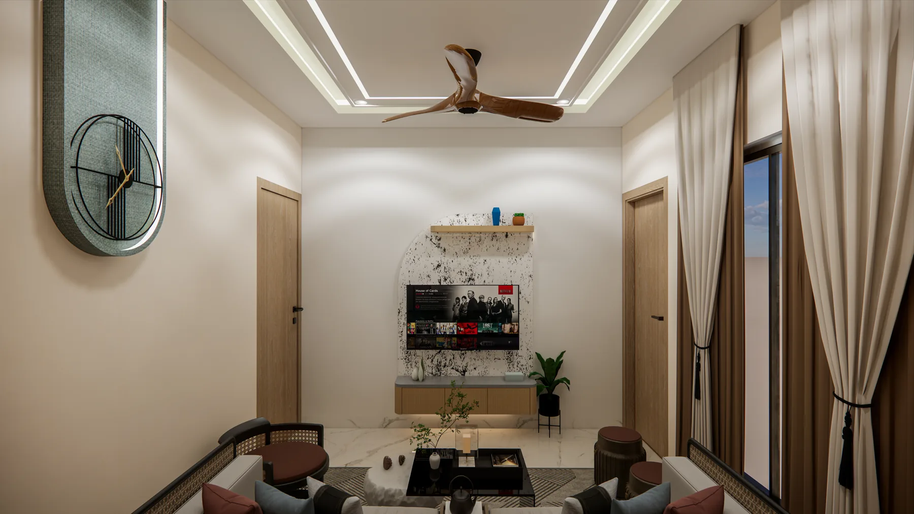 Residence 05 interior view